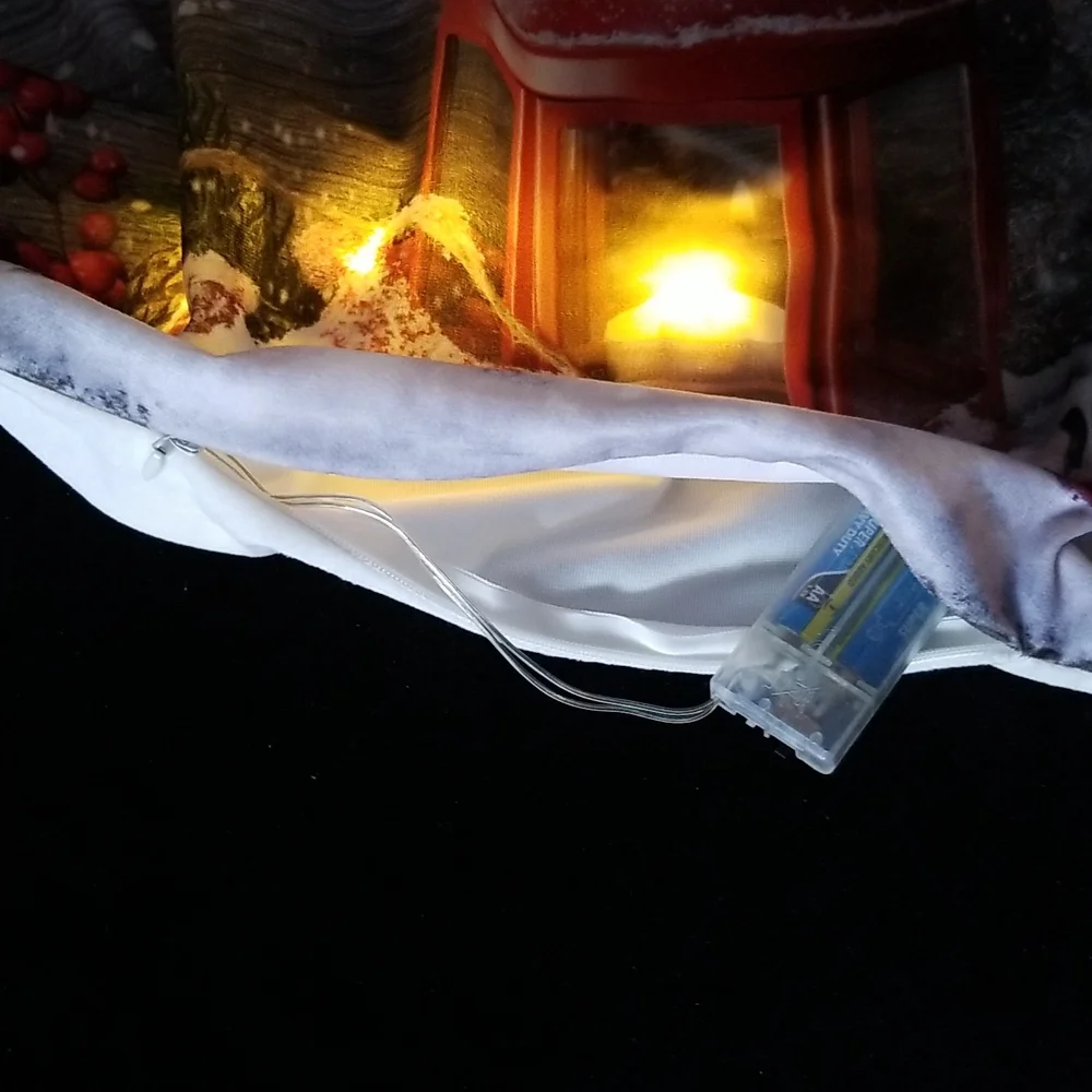Lighted pillow covers
